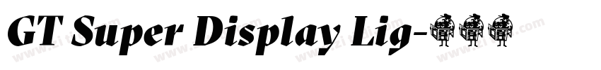 GT Super Display Lig字体转换 GT Super Display Lig字体转换